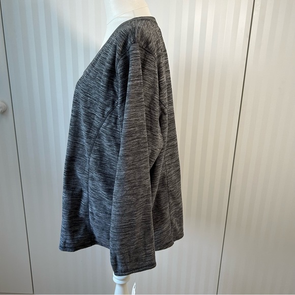 NWT St John’s Bay active gray heather long sleeve very soft sweater Size 3X - Picture 2 of 8